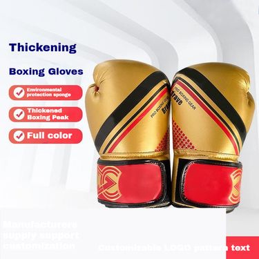 Boxing Gloves Adult Thick Boxing Gloves Home Sanda Boxing Gloves Taekwondo Muay Thai Boxing Gloves_voghion.com