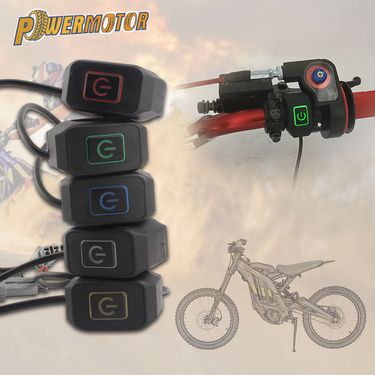 Waterproof Multi-Function Power Switch Lock For Light Bee Surron Electric Motorcycle Handlebar Grip - Universal Fit For Off-Road Bikes_voghion.com