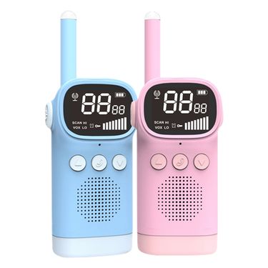 Walkie Talkie Children 2 Pcs Children's radio Walkie-Talkie Kids Birthday Christmas Gift Child Toy Boys Girls 3000M Long Range_voghion.com