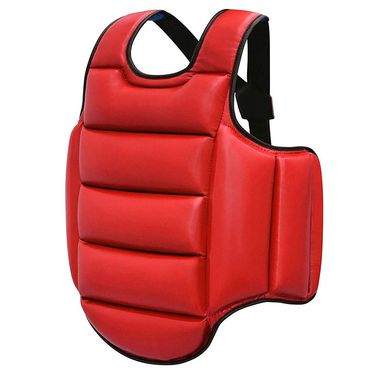 Adult men's and women's Sanda protective gear chest protector children's sports taekwondo boxing double-sided wearable thickened armor_viptrois.com