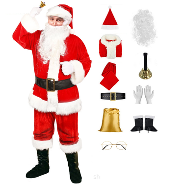 Christmas Santa Claus cosplay costume_voghion.com