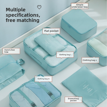 Oxford Fabric Shoe Travel Bag - 3-Compartment Foldable Shoe Organizer For Luggage Gym & Vacation Water-Resistant Storage Pouch_voghion.com