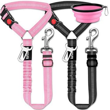 Supplies Dog Walking Leash Automatic Retractable Ring Buckle Pet Car Seat Belt_voghion.com