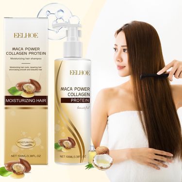 Collagen Shampoo And Conditioner For Hair Cleaning Scalp Nourish Hair Strengthening Shampoo Keratin Repair Mask Soft Hair Care_voghion.com