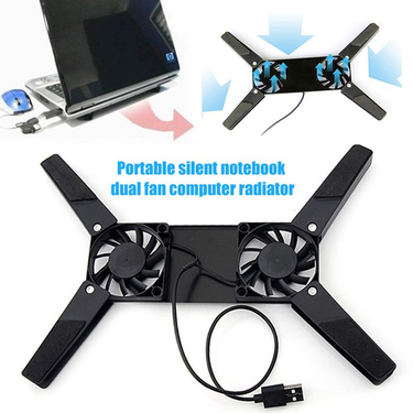 Farfi High Performance Anti-scratch ABS Universal Foldable Computer Cooler for Laptop_voghion.com