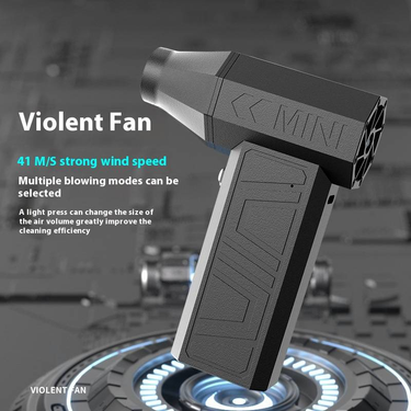 Turbo Blower Fan - High-Speed Wireless Handheld Dust Blower & Vacuum (Portable, 120W Power, For PC Cleaning/Car Detailing/Workshop)_voghion.com