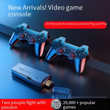 M8 Wireless Arcade Game Console With Dual Joystick Controllers, 64GB Built-in 20,000 Classic Games, HDMI HD Output For TV, Retro Gaming System_voghion.com