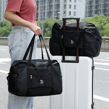 2023 Large Bag, Waterproof Folding Luggage Bag, Fashionable Fitness Bag, Portable Shoulder Bag, Can Be Pulled Over_voghion.com