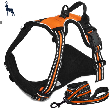Pet Towing Rope, Explosion-proof Charging Harness, Dog Chest And Back Walking Rope, Suitable For Large And Medium-sized Dog Ropes_voghion.com