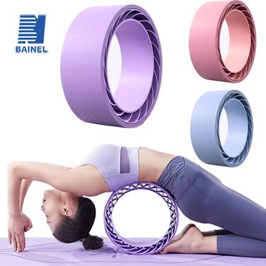 Indoor Pilates Beauty Back Lower Waist Beginners Yoga Wheel Auxiliary Fitness Back Bending Artifact Roller Ring Home Pilates_voghion.com