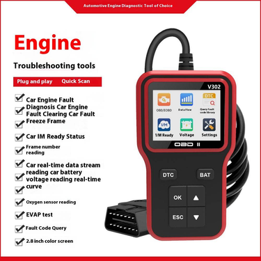 Automotive fault diagnosis instrument, OBD detection tool, engine fault clearing, chassis number data stream decoder_voghion.com
