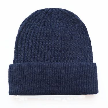 Fashion Classic Unisex Warm Knitted Jacquard Solid Color Plain Knit Cold Pullover Hat_voghion.com
