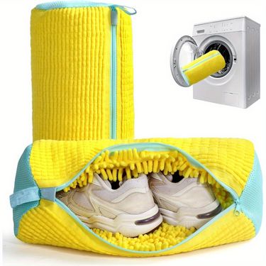 Machine Wash Shoe Bags 2-Pack | Anti-Deformation Laundry Protector | Fits Sneakers/Slippers_voghion.com