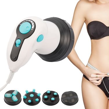 4 in 1 Infrarot elektrische Anti-Cellulite-Massage gerät Pistole Körper abnehmen und entspannen Muskel 3D Roller Gerät Gewichts verlust Fett entfernen_voghion.com