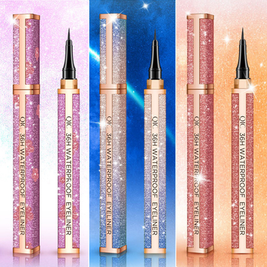 QIC Qini Color Galaxy Sky eyeliner Waterproof, sweat proof, quick drying, holding, no tingling Eyeliner beauty makeup_voghion.com
