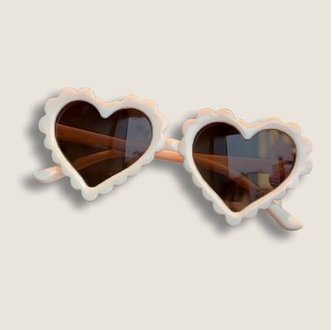 New Children's Love Men and Women, Anti UV Sunglasses for Cute Girls, Peach Heart Children, Glasses Factory_voghion.com