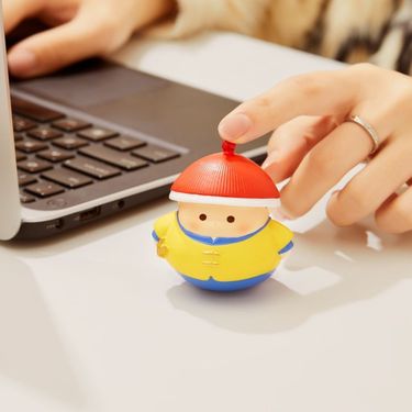 Forbidden City Cultural And Creative Tumbler Resin Desktop Ornament Cute Toy Figurine Museum Souvenir Christmas Birthday_voghion.com