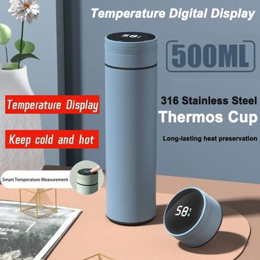 Office Elite 500ML Mug - Temp Display 316 Steel_voghion.com