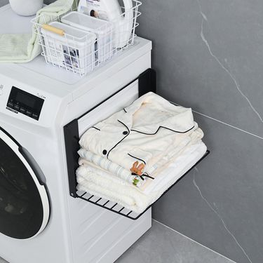 Family Organizer Foldable Laundry Hamper Wall Mounted Side Hanging Dirty Clothes Basket For Bathroom Washing Machine_voghion.com