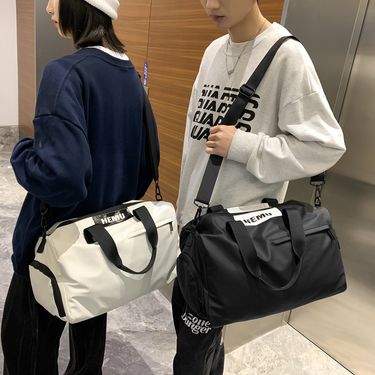 Men's and women's travel bags, large capacity fitness yoga bags, dry and wet separation, sports, business travel, leisure, hand-held crossbody bags_voghion.com