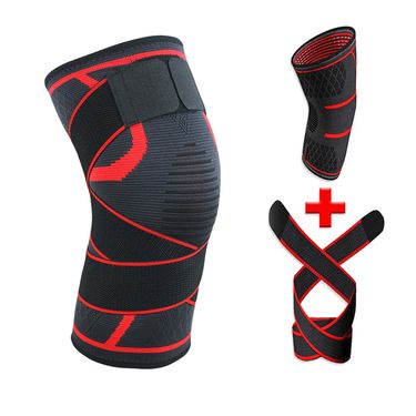 New pressure with knitted sports knee pads Badminton running fitness knee pads outdoor mountaineering knee pads_voghion.com