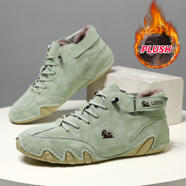 Women's Same Size Octopus High Top Cotton Men's Sports and Casual Shoes Winter Velvet Warm Martin Boots_voghion.com