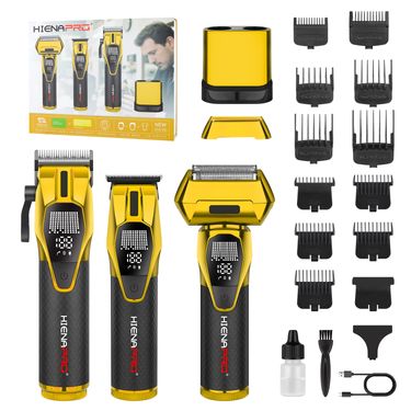 Professional Cordless Hair Clipper – LCD Display, 6H Runtime, Adjustable Blade For Fades, Beard & Pet Grooming_voghion.com