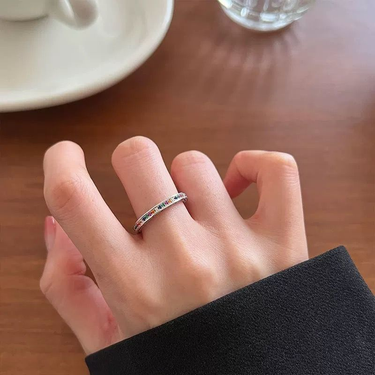 Rainbow Forefinger VENUS Ring For Women Girl Zircon Opening Jewelry Birthday Gift Dropship Dropshipping ping_voghion.com