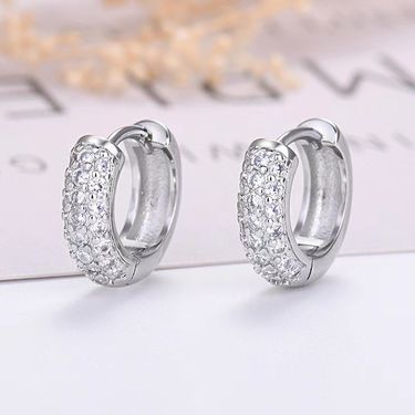 silver needle Neymar earrings men's trendy handsome high end full diamond earrings hip hop street earrings_voghion.com