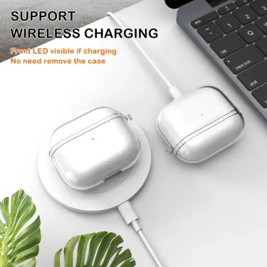 Soft Clear TPU Earphone Pro 2025 4 2024 Shockproof Transparent Cover For AirPods 2 3 2021 Shell Case_voghion.com