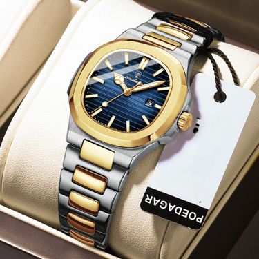 Square Watch for Woman Waterproof Luminous Date Ladies Watch Stainless Steel Quartz Women's Watches_voghion.com