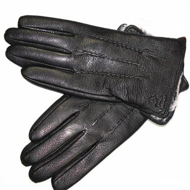 Goatskin Deerskin Gloves Men's Leather New Thin Fleece Lining Winter Warmth Thickening Outdoor Motorcycle Riding and_voghion.com