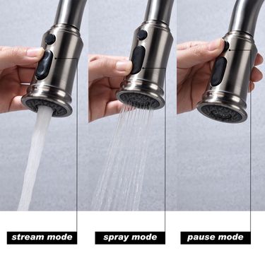 Kitchen Faucet with Pull Out Spraye--DK_voghion.com