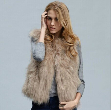 Women's Clothing fur women's autumn and winter short vest jacket_voghion.com
