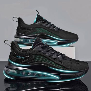 2025 Spring New Men's Sports Trendy Versatile Thick-Soled Korean Style Mesh Breathable Casual Running Shoes_voghion.com