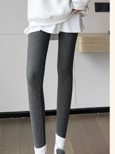 K Women's High-waisted, Hip-lifting, Slimming, And Stretchy Leggings With A Tapered Leg; Suitable For Wearing_voghion.com