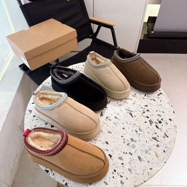 Designer Fluffy Snow Boots Mini Women Men Winter Australia Tasman Platform U G Boot Fur Slipper Ankle Wool Shoes Sheepskin_voghion.com