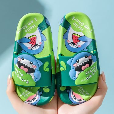 Kids Soft Bottom Bathroom Bath Cartoon Home Sandals_voghion.com