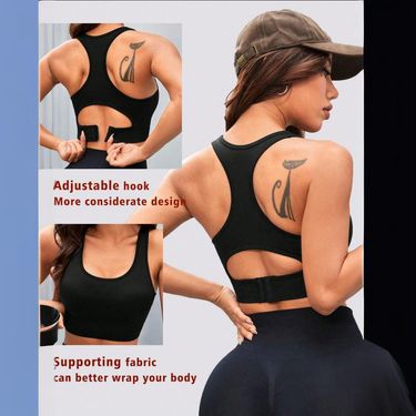 Women's Clothing New Sports Bra Comfortable Sexy Beautiful Back Moisture Wicking Fitness Vest Running Gathered Yoga Bra_voghion.com