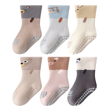 Kids'socks Children's floor socks winter new thick wool circle warm newborn boys and girls in the tube_voghion.com