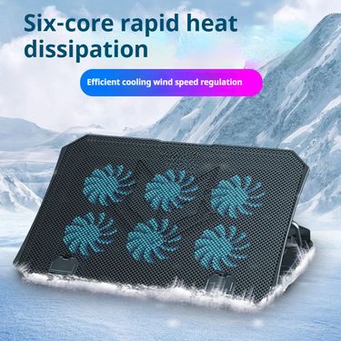 Cooler Silent Stand For 14-15.6 Inch Laptop Cooling Pad With Fan_voghion.com
