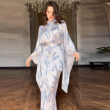 Women's 2024 New French Fashion High-end Top And Skirt Casual Two-piece Set_voghion.com