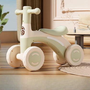 Children's Balance Bike Baby Learning Scooter Four-Wheel Skating Stepless Pedal Toy Walking Aid_voghion.com