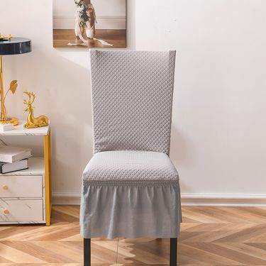 Thickened Modal jacquard one-piece elastic hotel restaurant chair cover anti-fouling all-inclusive stool cover chair cover_voghion.com