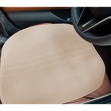 Winter Ultra-Thin Summer Breathable Car Cushion All-Season Universal Microfiber Leather Pad White Seat Cover Ideal For_voghion.com
