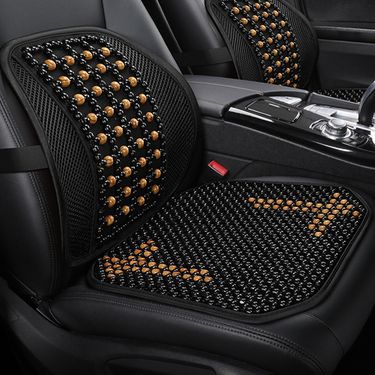Wooden bead truck cushion car waist support 4s shop beauty supplies factory for wholesale e-commerce retail one-piece delivery_voghion.com