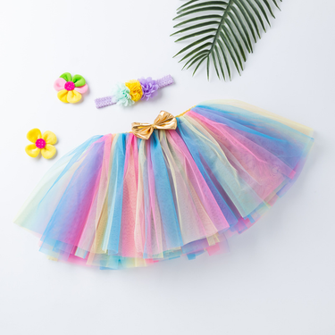 Baby clothes new female baby tutu dress girls leopard print bustier summer mesh baby princess dress hair accessories set_voghion.com