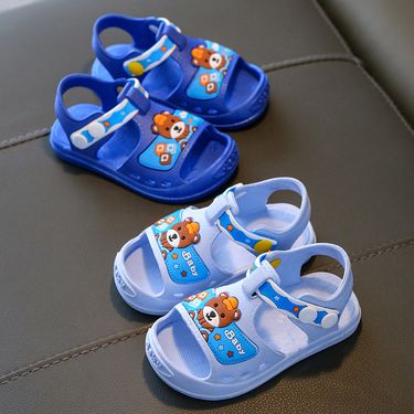 Cartoon Summer Boys Soft Bottom Children's Beach Sandals_voghion.com