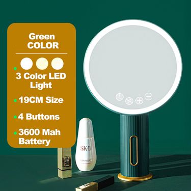 Makeup Mirror Light 3 Color LED Vanity Rechargeable Stand Light Travel Portable Lamp With Switch Makeup Cosmetic Table Desk_voghion.com