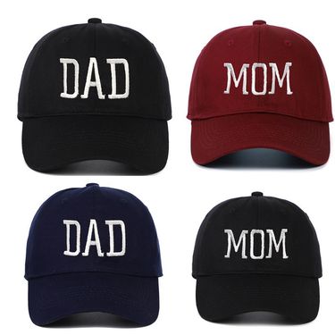 Unisex All cotton soft top DAD MOM embroidered baseball cap Vintage sports casual cap Tidal Sun_voghion.com